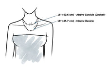 Load image into Gallery viewer, Sterling Silver Birth Month Flower Necklace