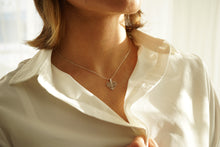 Load image into Gallery viewer, Odin's Heart silver necklace