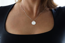 Load image into Gallery viewer, Sterling Silver Birth Month Flower Necklace