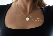 Load image into Gallery viewer, Sterling Silver Birth Month Flower Necklace