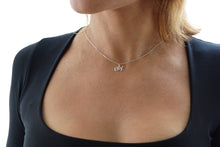 Load image into Gallery viewer, Sterling Silver Calligraphic Little Letter Necklace by Lindström