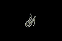 Load image into Gallery viewer, Sterling Silver Calligraphic Little Letter Necklace by Lindström