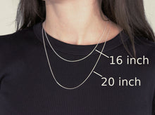 Load image into Gallery viewer, Odin's Heart silver necklace