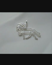 Load and play video in Gallery viewer, Icelandic Horse silver necklace