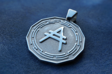 Load image into Gallery viewer, Cardano ADA silver necklace