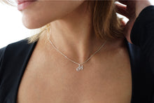 Load image into Gallery viewer, Sterling Silver Calligraphic Little Letter Necklace by Lindström
