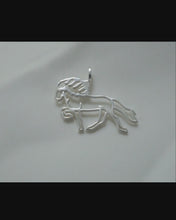 Load and play video in Gallery viewer, Icelandic Horse silver necklace
