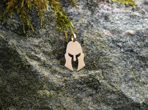 Warrior Spirit bronze pendant