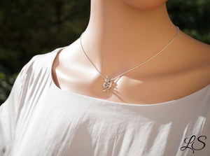 Unity silver necklace